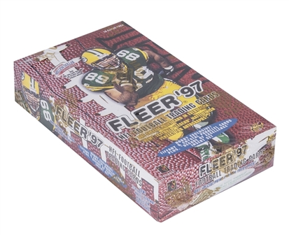 1997 Fleer Factory Sealed NFL Wax Box (36 Packs)